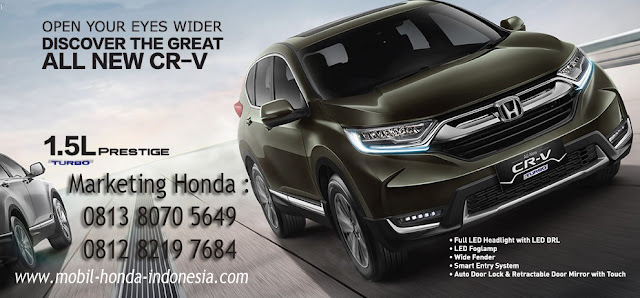 eksterior tampak depan pada honda all new cr-v