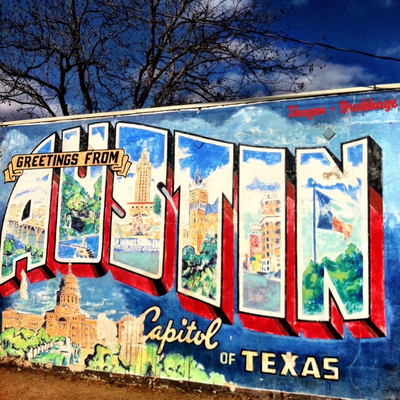  Greetings from Austin Mural