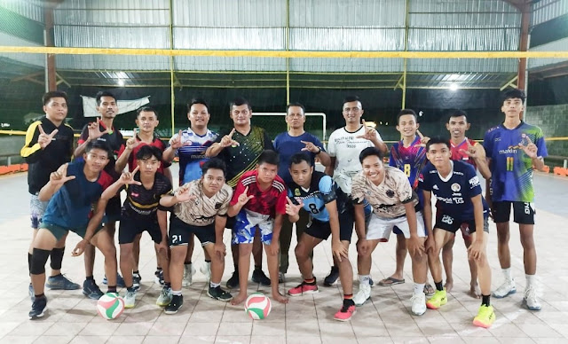 PBVSI Kabupaten Lingga Gelar Latihan Bersama Diikuti Atlet Voli Lingga dari 5 Kecamatan