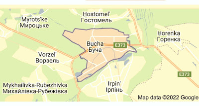 Bucha map Ukraine