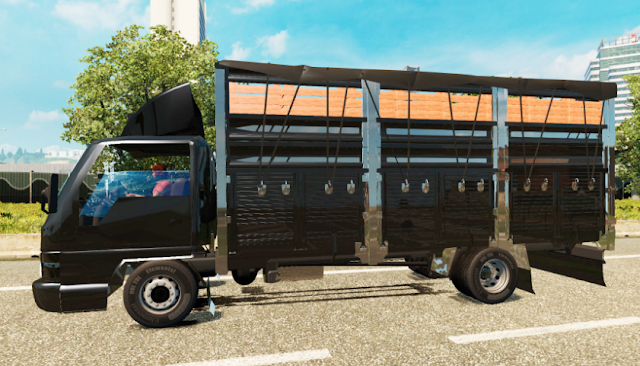  Truck yang kali ini mirip seperti truck atau mobil mitsubitshi L ets2 Isuzu NPR ETS2
