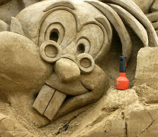 Sand sculptures in Lommel Photo Gallery