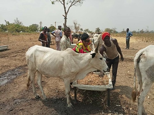 A detribalised  Lady And Staunch Buhari Supporter Identifies With Fulani Herdsmen (Photos)