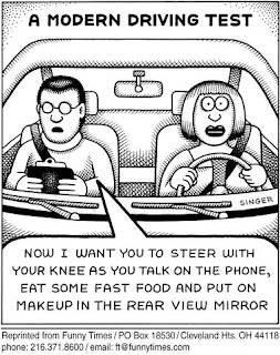 driving tests cartoons