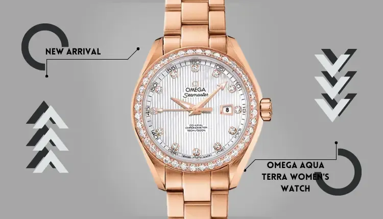 Image of an Omega Aqua Terra women's watch