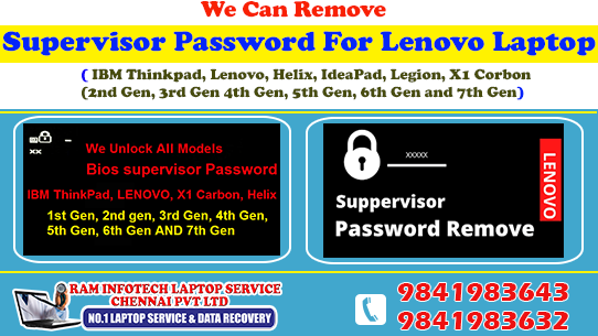 Lenovo Thinkpad Bios Password Removal all models 212