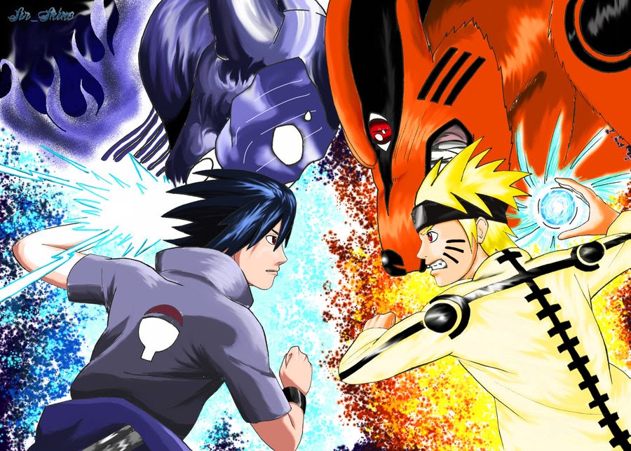 naruto gambar  naruto Vs sasuke 