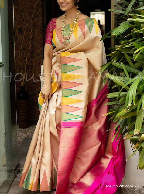 Kanchipuram Lightweight Zari Work Silk Sarees