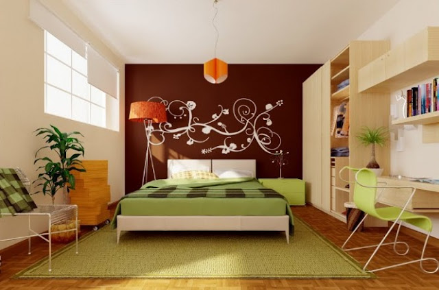 Interior Bedroom Design Feature Walls