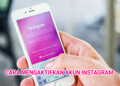 Cara Mengaktifkan Instagram Yang dinonaktifkan Pihak Instagram