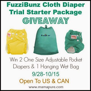 FuzziBunz Cloth Diaper Trial Starter Pack Giveaway