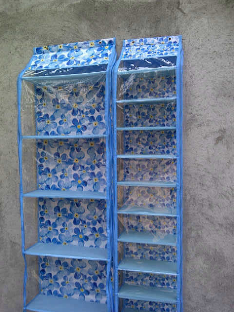  Rak  tas dan rak  sepatu  motif Shabby  Chain Toko Organizer