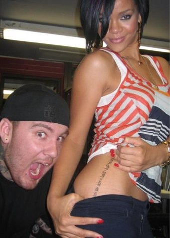 Top Of Tattos Rihanna n Celebrity 2011 in hollywood