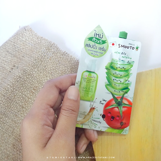 [REVIEW] Smooto Tomato Aloe Snail White & Acne Sleeping Serum