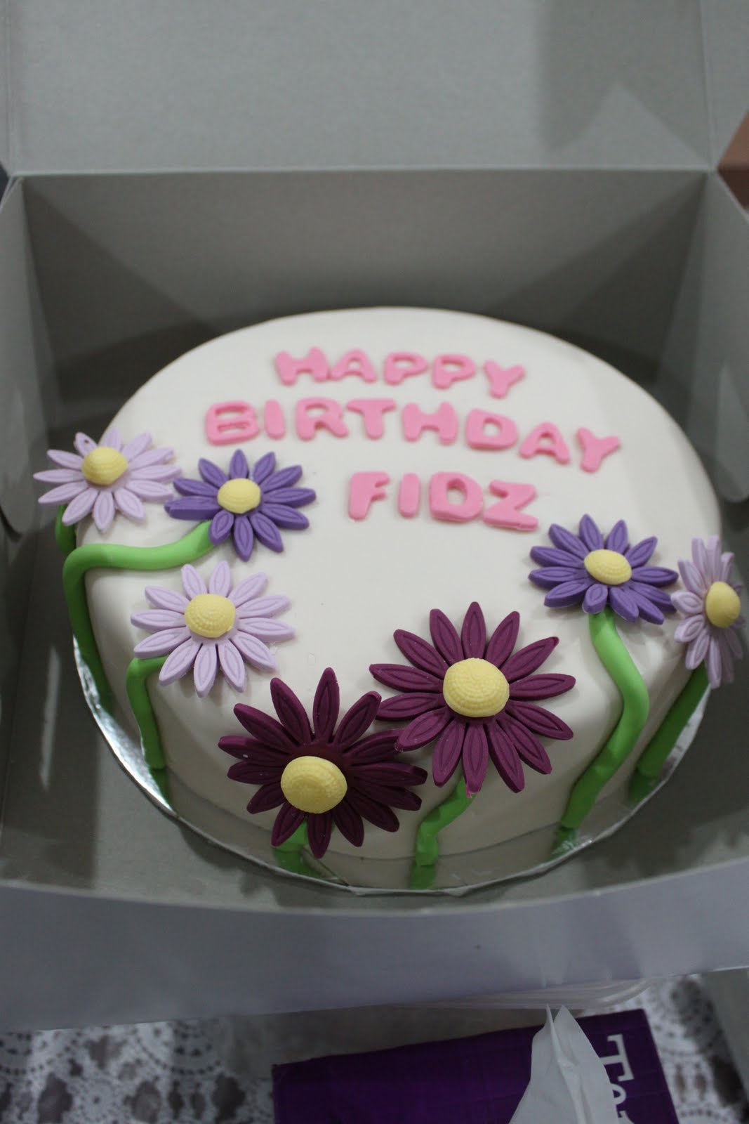 CitsCakes: simple flower birthday cake~