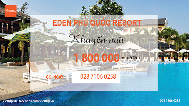 Khuyến mãi Eden resort Phú Quốc