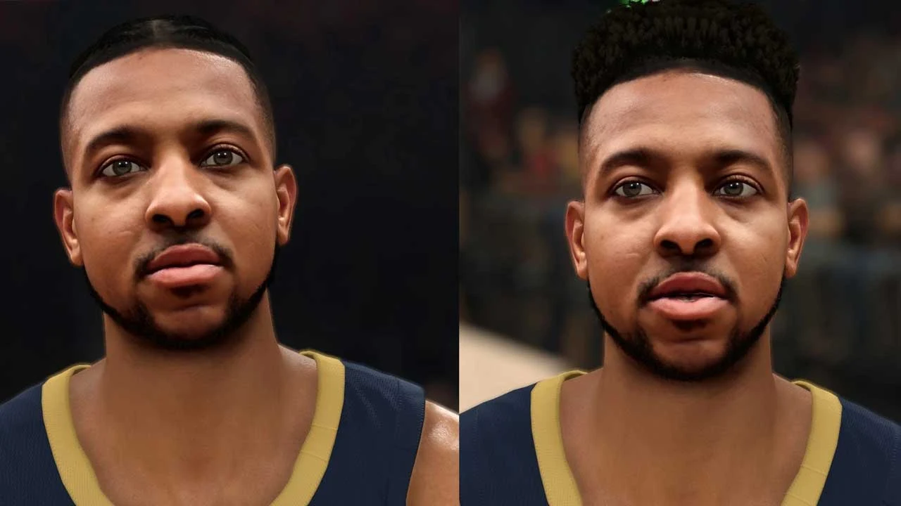NBA 2K23 C.J. McCollum Cyberface (Current Hairstyles)