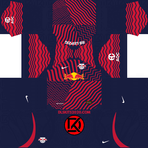 RB Leipzig DLS Kits 2023-2024 Released Nike - Dream League Soccer All Kits Released (Away)