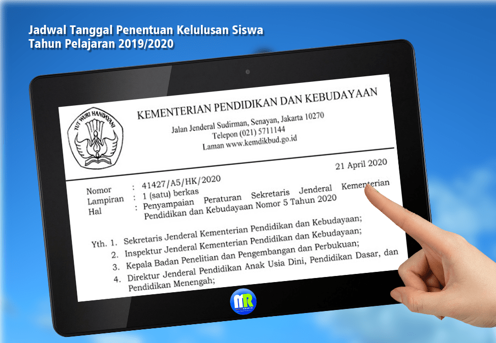 Jadwal Tanggal Penentuan Kelulusan Siswa Tahun 2020