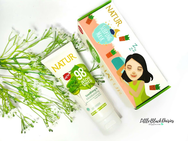 NATUR ALOE VERA SLEEPING MASK REVIEW