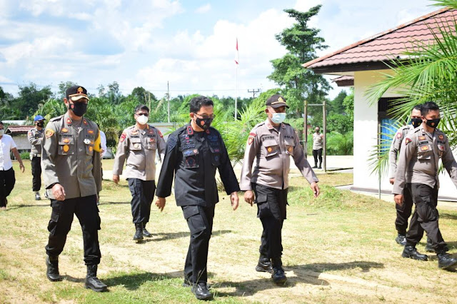 Kunker Kapolda Kalbar, Sampaikan 3 Kunci Sukses Tangani COVID-19