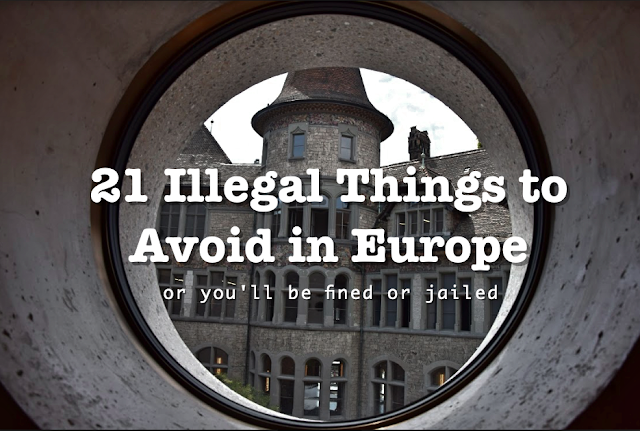 things to avoid in Europe