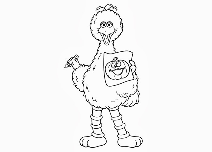 61 Coloring Pages Of Big Bird  Images
