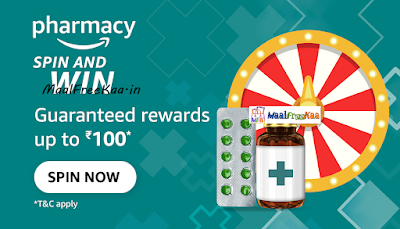 Spin And Win Rewards Buying Pharmacy At Amazon