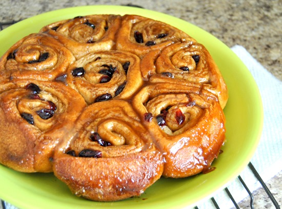 Cranberry Sticky Buns