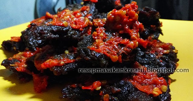 Resep Dendeng Sapi Batokok Bumbu Balado Cabe Merah 