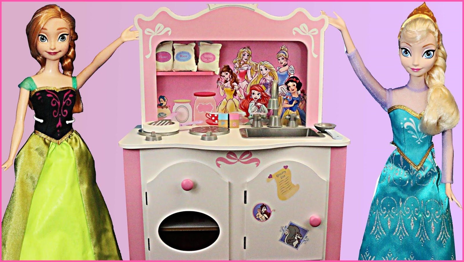 19 Princess Kitchen Set Disney Princess Kitchen with Frozen Elsa and Anna as They Find  Princess,Kitchen,Set