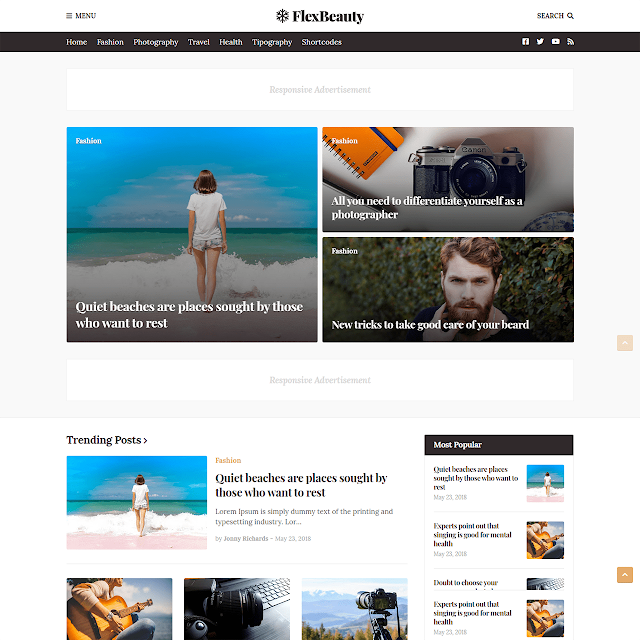 FlexNews Blogger Template