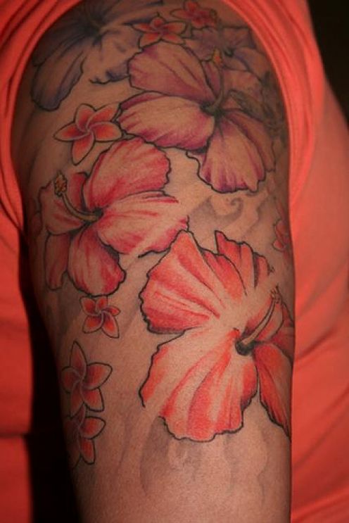 Hibiscus Flower Tattoos