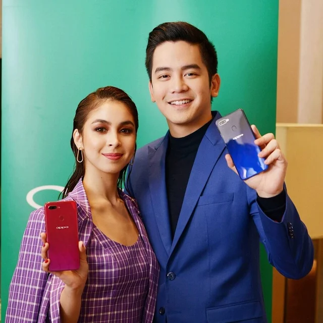 OPPO endorsers Julia Barretto and Joshua Garcia