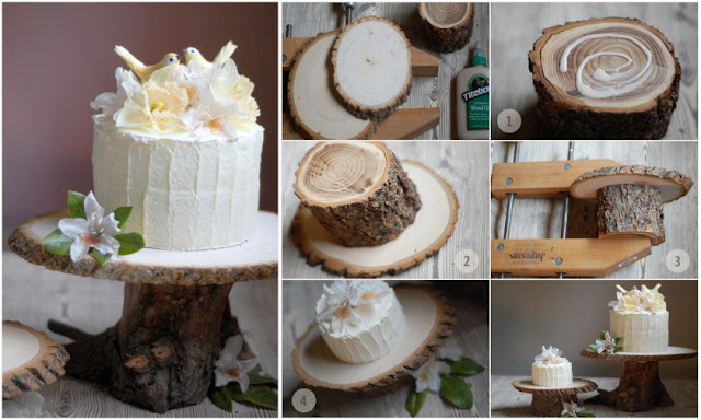Personalized wedding cake stand via Southern Weddings Last but not least