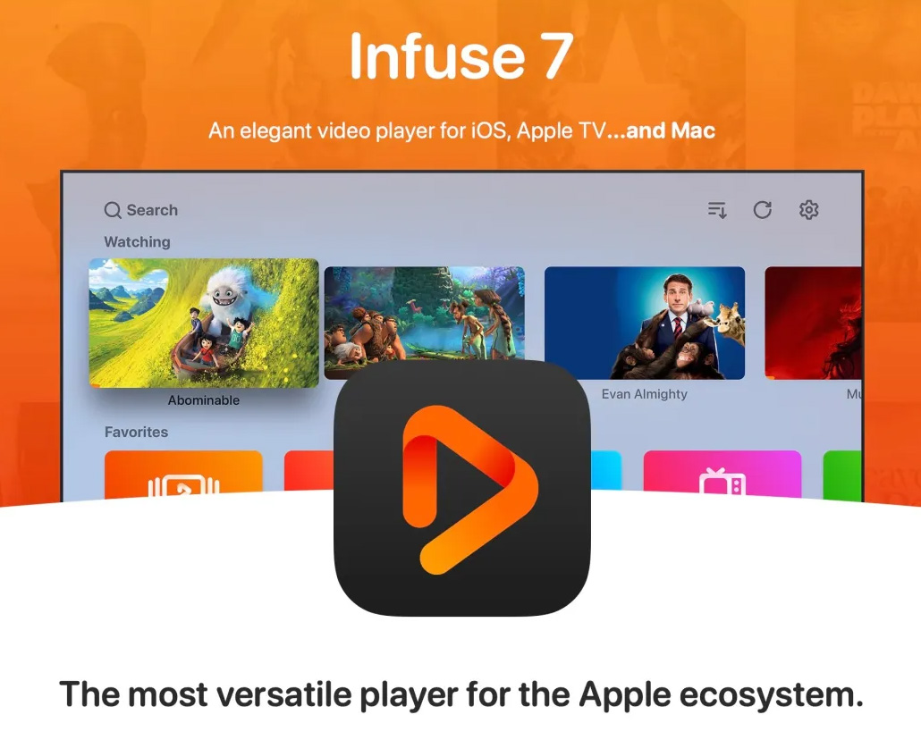 FireCore推出iPhone、iPad、Mac和Apple TV的Infuse 7.5媒體播放器
