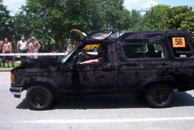 strange car exterior