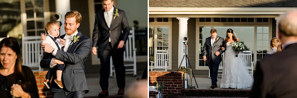 Waterfront Fall Wedding at the Chesapeake Bay Beach Club photographed by Heather Ryan Photography