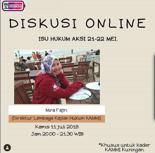 [DISKUSI ONLINE Isu Hukum Aksi 21-22 Mei] 