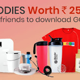GOQii App - Get Lunch Box on First Refer + Refer & Earn Unlimited Freebies Like Bag, Fitness Band etc (Proof)