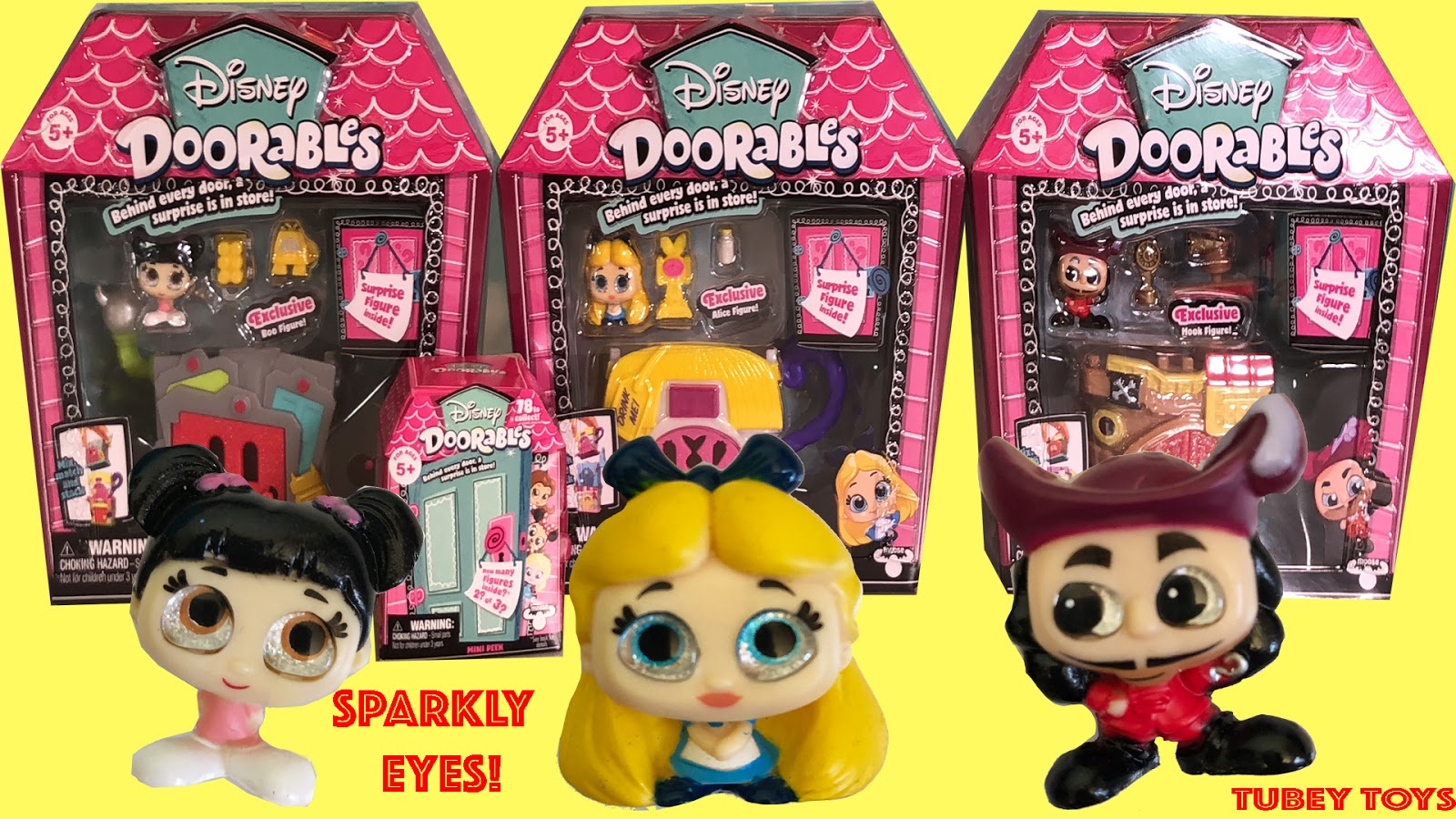 Disney Doorables Adorable Blind Bag Mini Figures Toy Review Unboxing 