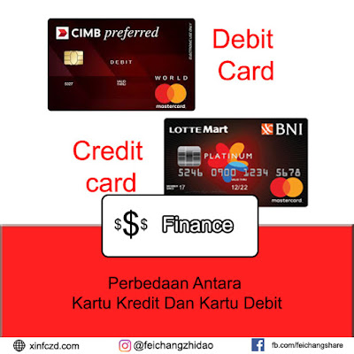 Perbedaan Antara Kartu Kredit Dan Kartu Debit