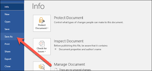 salvare un documento word Microsoft in pdf