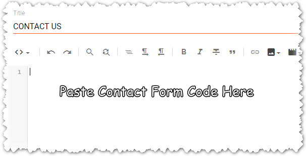 Blogger में Contact Form Page कैसे बनाये?