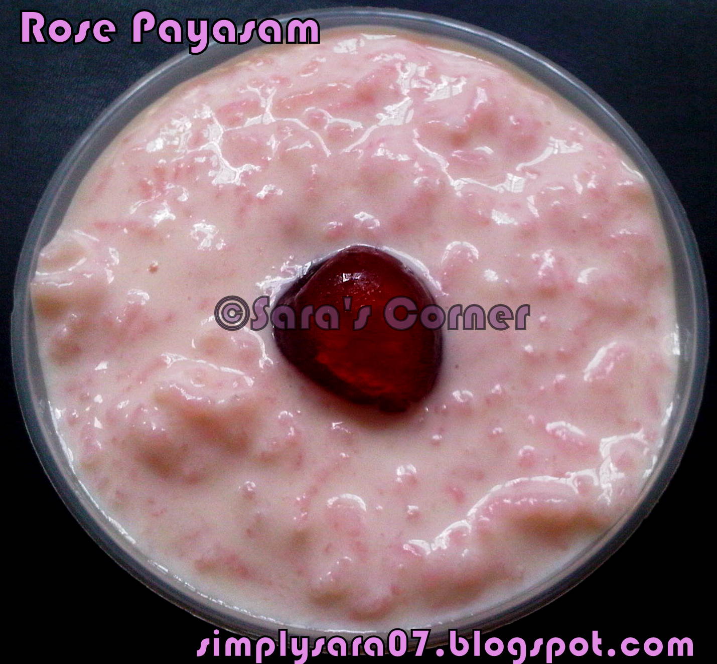 Rose payasam