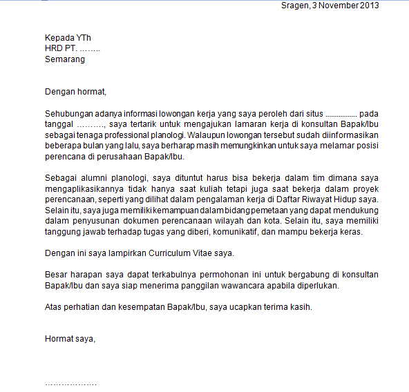 Download 64+ Contoh Surat Surat Lamaran Kerja Untuk Fresh Graduate Terbaru Gratis