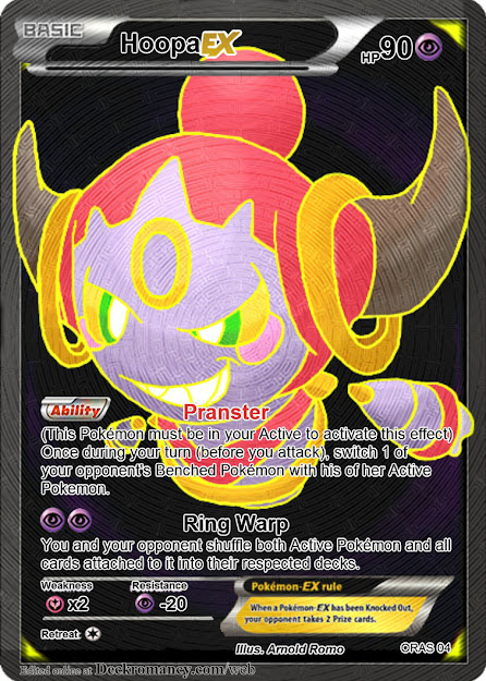 Hoopa Ex Full Art By Arnold