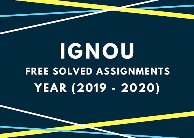  BCOC-133 English Ignou Free Solved Assignment PDF Download 2020-21