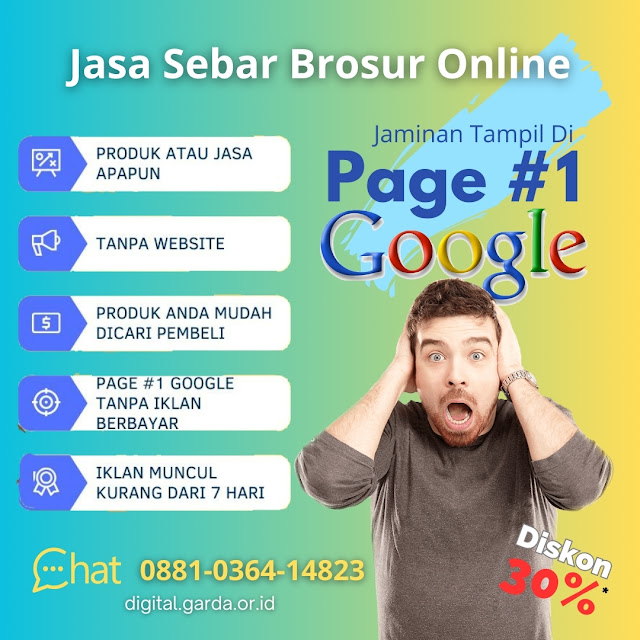 jasa sebar brosur online