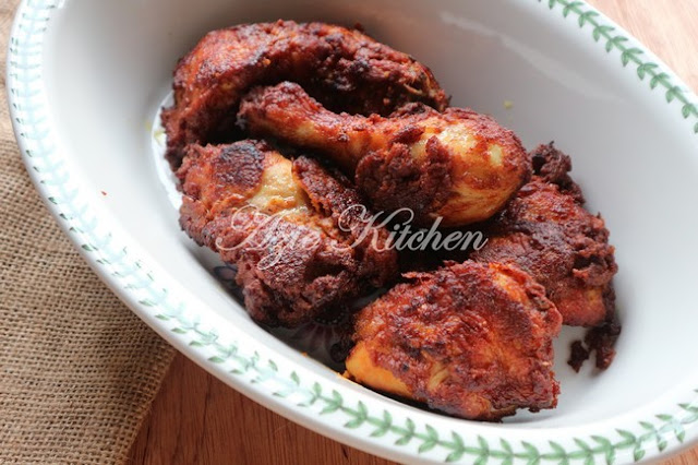 Ayam Goreng Berempah Istimewa - Azie Kitchen